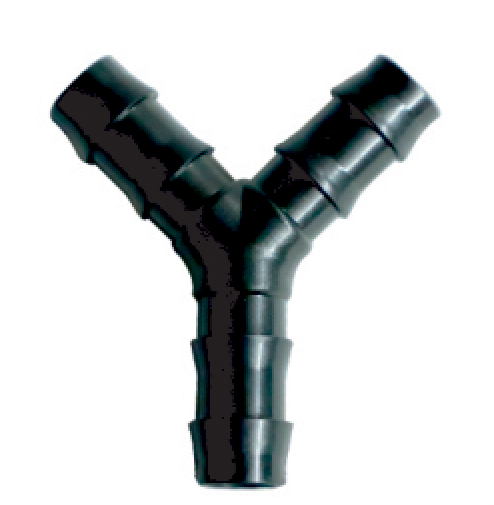16MM Black Y Connector